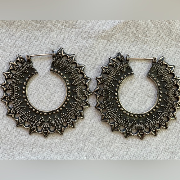 Jewelry - Black Patina Afghani Hoops